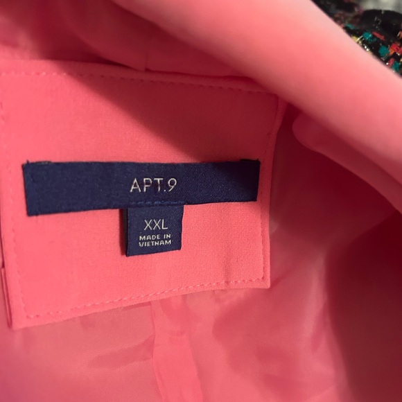 Apt. 9 Bright Pink Open-Front Blazer - Picture 3 of 3